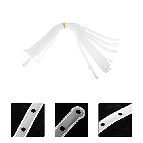 Zerodeko 20Pcs Plastic Display Hanger Strips Coordinate Plastic Clip Strip Displays Stable Hanger Connector Clothes Hanger Connector Hooks Outfit Hangers Extender Linking Hook Clips