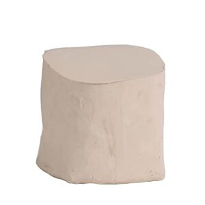 deouss mid high fire white stoneware clay for pottery;mid fire cone 5-7;ideal for wheel throwing,hand building,sculpting;great for all skill levels;whiteware clay- pottery clay fires white;5 lbs