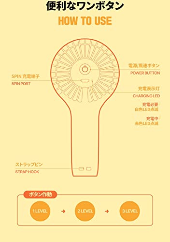 Royche TinyTAN Butter Official Baby Mini Handheld Handy Fan Personal Portable Fan (Jung Kook)