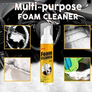 Multifunctional Car Foam Cleaner, Foam Cleaner All Purpose, Foam Cleaner for Car, Shima Foam Cleaner, Powerful Stain Removal Kit for car and House Lemon Flavor (100ml, 1pcs)