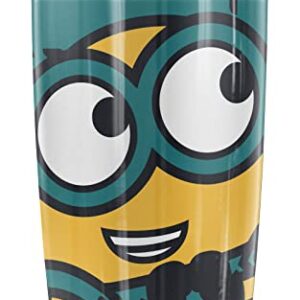 Logovision Minions OFFICIAL Bob Green Stainless Steel 20 oz Travel Tumbler, Vacuum Insulated & Double Wall with Leakproof Sliding Lid