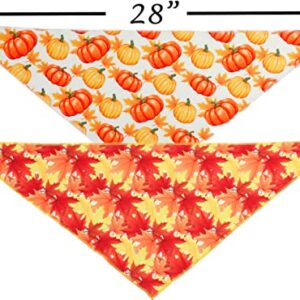 Fall Dog Bandana, Festival Pets Scarf for Thanksgiving Daily Use in Autumn