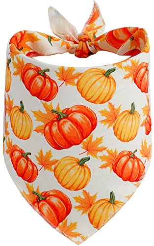 Fall Dog Bandana, Festival Pets Scarf for Thanksgiving Daily Use in Autumn