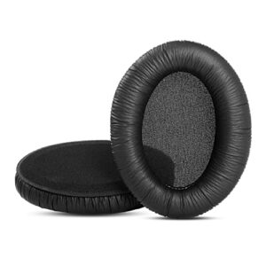 ydybzb hd206 ear pads ear cushions earpads pillow covers replacement compatible with sennheiser hd206 hd 206 headphones wrinkled leather