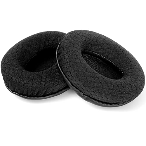 YDYBZB Ear Pads Cushions Earpads Foam Pillow Replacement Compatible with JVC HA-NC250 HA NC250 HA-NC260 HA NC260 Headphones (Black Fabric)