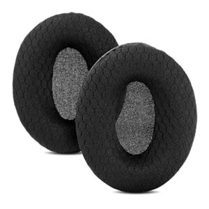 YDYBZB Ear Pads Cushions Earpads Foam Pillow Replacement Compatible with JVC HA-NC250 HA NC250 HA-NC260 HA NC260 Headphones (Black Fabric)