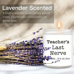 Teacher Appreciation Gifts, Best Teacher Gifts for Women, Funny Teacher Christmas Gifts, Birthday Gifts, Retirement Gifts, Thanksgiving Gifts for Teachers, Lavender Scented Candles