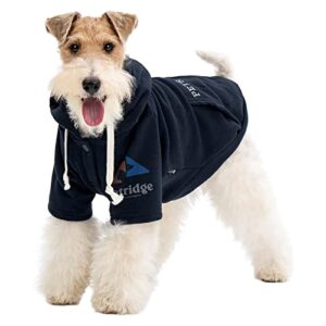 petridge dog hoodie sweatshirt warm and soft for small medium large dogs (x-large navy)