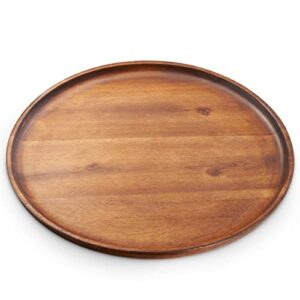 table concept serving tray, round wooden serving tray, serving platter, charcuterie board, housewarming gifts - 12"