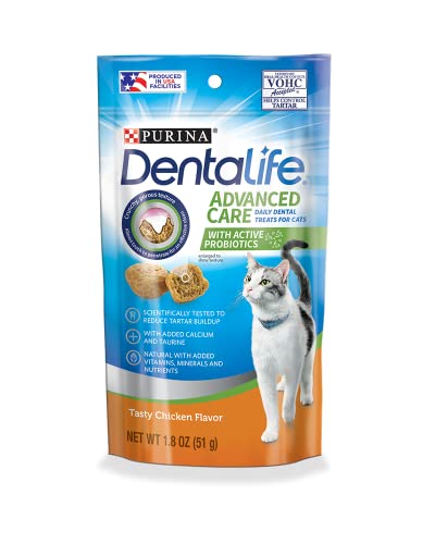 Aurora Pet Cat Treats Variety Pack (6) Dentalife Dental Treats Bundle: 3 Tasty Chicken, 3 Savory Salmon (1.8 oz Each) Plus AuroraPet Catnip Toy (Assorted)