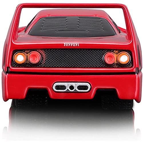 Ferrari F40 Red 1/64 Diecast Model Car by Muscle Machines 15558