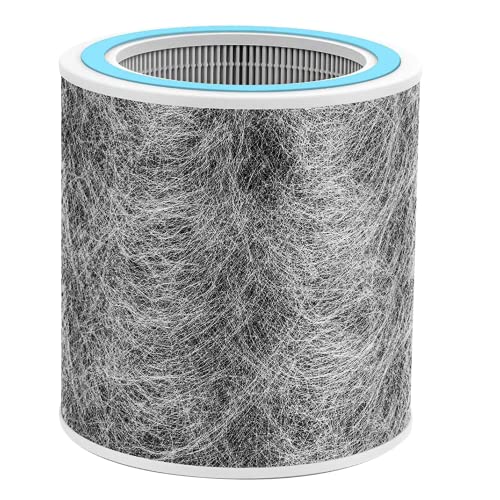 Fette Filter - Air Purifier Filter Replacement Compatible with Shark Air Purifier Models #'s HP100, HP102, HC450, HC451, HC452. Compare to part # HE1FKBAS & HE1FKBASMB (Pack of, 1)