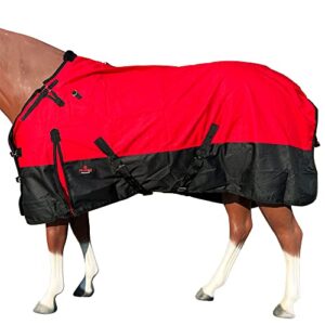 hilason 600d winter waterproof poly pony horse blanket red-56 inches | horse blanket | horse blankets for winter waterproof | horse turnout blanket | horse turnout