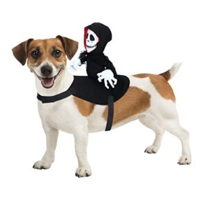 fiestatime scary dog halloween costumes ghost -horror pet clothes halloween costume for dogs medium