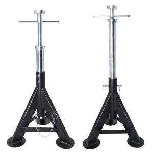 bestool rv supports stabilizer jacks, adjustable height 17.3" to 30", heavy duty telescopic rv support jacks for trailer, camper, motorhome, single support up to 3 ton 6,000 lbs