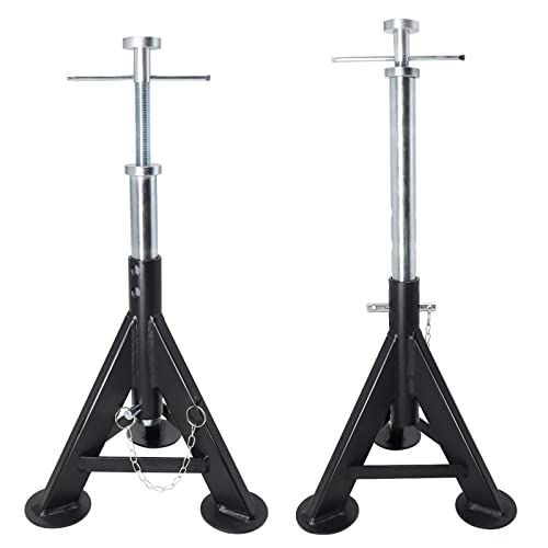 BESTOOL RV Supports Stabilizer Jacks, Adjustable Height 17.3" to 30", Heavy Duty Telescopic RV Support Jacks for Trailer, Camper, Motorhome, Single Support Up to 3 ton 6,000 Lbs