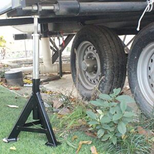 BESTOOL RV Supports Stabilizer Jacks, Adjustable Height 17.3" to 30", Heavy Duty Telescopic RV Support Jacks for Trailer, Camper, Motorhome, Single Support Up to 3 ton 6,000 Lbs