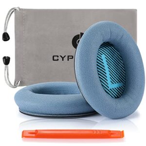 Replacement Ear Pads Cushions, Ear Covers for Bose QuietComfort 45 QC45 QC35 QC35 ii QC25 Over-Ear Headphones (Blue)