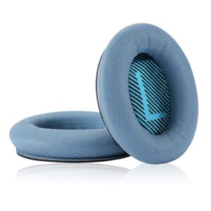 Replacement Ear Pads Cushions, Ear Covers for Bose QuietComfort 45 QC45 QC35 QC35 ii QC25 Over-Ear Headphones (Blue)