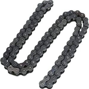 YOXUFA 420 Chain 42Links and 90Links Front Rear Drive Chain for Coleman CT200U CT200U-EX BT200X Baja Warrior Trailmaster MB165 MB200 212cc 196cc 200cc 6.5hp Powersport Mini Bike Parts