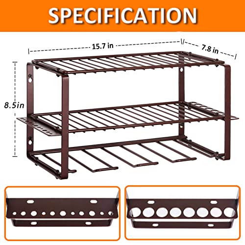 BSRHOME Power Tool Organizer Heavy Duty Tool Shelf Organizer | Wall Mounted Garage Storage Rack for Handheld & Power Tools | Perfect for Father's Day