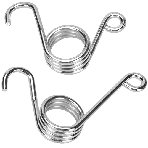 YOXUFA Throttle Pedal and Brake Return Springs 9502 and 9503 for Manco Dingo American Sportworks Go Kart Cart UTV Silver Parts