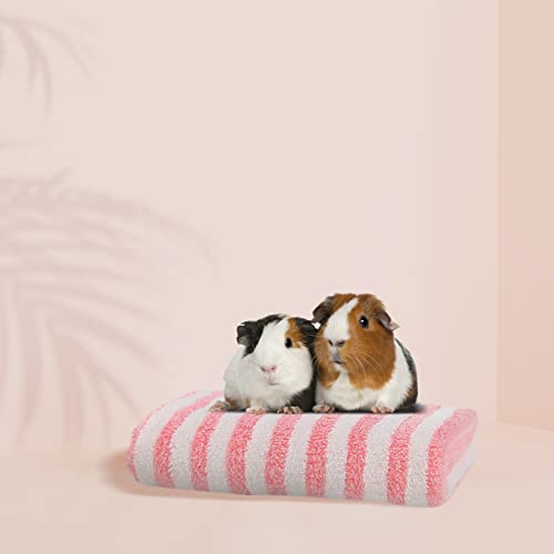 Ipetboom 5Pcs Guinea Pig Cage Liner Small Animal Washable Absorbent Pee Pads Waterproof Pet Bedding Mat for Bunny Rabbit Hedgehog