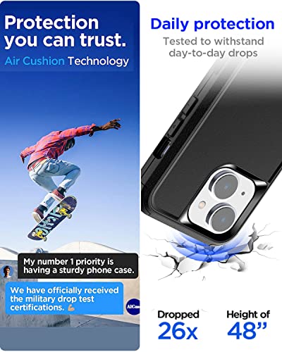 AICase for iPhone 14 Case(6.1") Case,Heavy Duty 3-Layer Rugged Pocket-Friendly Phone Case,Durable Military Grade Protection Shockproof/Drop Proof/Dust-Proof Protective Cover for iPhone 14 Case 6.1"
