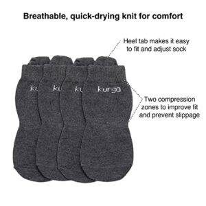 Kurgo Blaze Dog Socks - Stretch Socks for Dog Shoes - Makes Putting On Dog Shoes Easier - Pet Socks for Outdoors - Heel Tab, Fast Drying Fabric, Secure Fit - Small