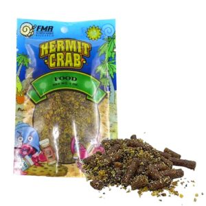 Reptile and Hermit Crab Supplies, Food Pouch, Habitat, Neon Gravel, Mister Trainer, and Seashell Palm Tree Accessory, All in one Starter Pack, 5 Items