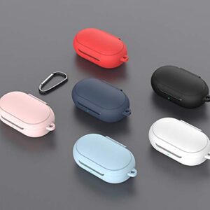 Soft Silicone Skin Case for Samsung Galaxy Buds Plus Case (2020)/ Galaxy Buds Case (2019), Shock-Absorbing Case Cover Accessories with Keychain