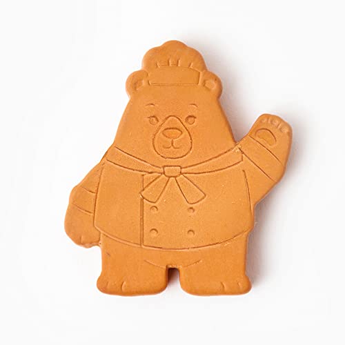 Talisman Designs Sugar Bear Saver | Cute & Adorable Design | Keeps Brown Sugar Fresher, Longer | Terracotta Brown Sugar Saver | Use for Dried Fruits, Bagels, Marshmallow & More