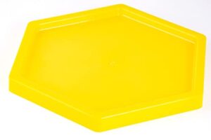 decorative tray hexagonal serving dishes platters for serving food trays for party buffet (yellow) 4195 hexagonal tray