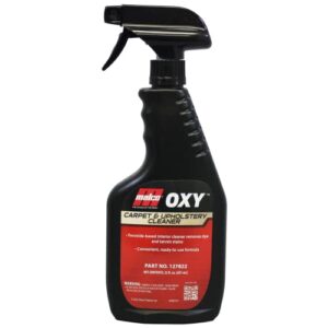 malco oxy carpet & upholstery cleaner - stain remover spray for car interior fabric/cleans the toughest vehicle stains/deep cleaning liquid formula / 22 oz. (127822)