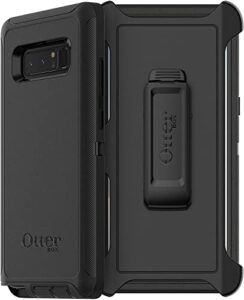 otterbox defender series screenless edition case for samsung galaxy note 8 (only) - holster clip included - non-retail packaging - black