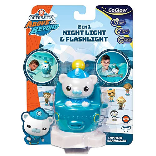 Octonauts Captain Barnacles Kids Bedside Night Light and Flashlight Buddy by GoGlow