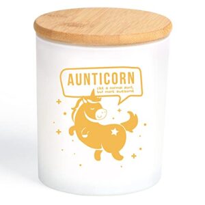 aunticorn like a normal aunt but more awesome, the cool aunt candle, great aunt gifts, favorite aunt gifts, aunt birthday gift, valentines day gifts for auntie, mothers day gifts for aunts