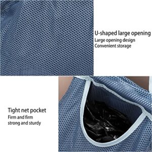 2pcs Plastic Bag Holders Grocery Bags Storage Small Dispenser Pockets Organizer, 8.6 inch x 10.2 inch