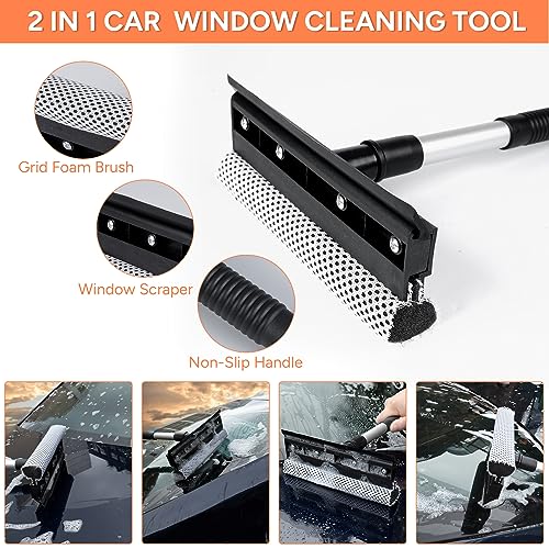 MateAuto Car Cleaning Kit Interior with Windshield Cleaning Tool, Car Care Supplies, Car Wash kit for Dashboards, Air Vents, Windows, Bodywork and Carpet