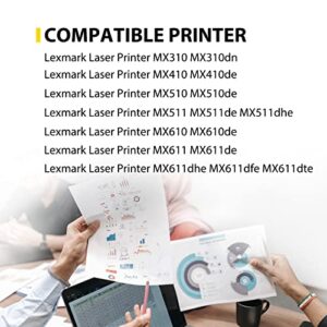 Jmomy Remanufactured 601H Replacement for Lexmark 601H Toner Cartridge 60F1H00 for MX310 MX410 MX510 MX511 MX610 MX310dn MX511d MX410de MX510de MX511dte MX611dhe MX610de