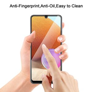 Coolpow 【3+3Pack】 Designed for Samsung Galaxy A32 5G Screen Protector Samsung A32 5G Screen Protector Tempered Glass Film, Anti-Scratch, Bubble Free