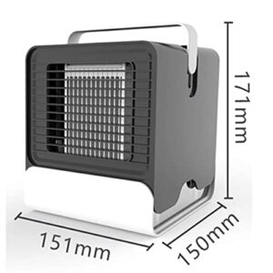 Personal Air Cooler Air Conditioner Fan, Portable Mini Space Cooler, Evaporative Humidifier, Purifier, Cooling Fan for Home Offices Kitchen