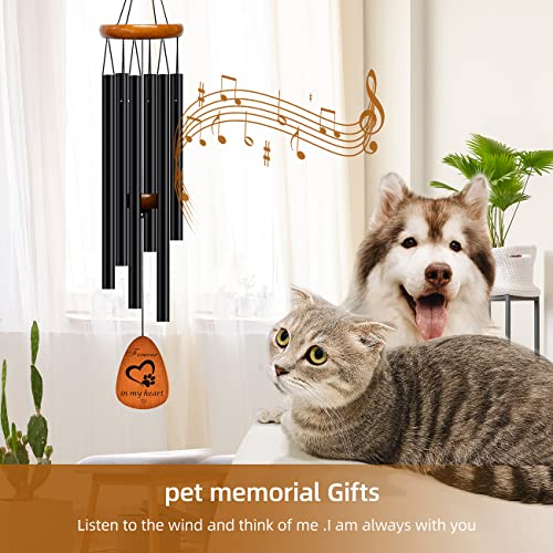 Pet Memorial Gifts Wind Chimes - Dog Cat Memorial Gifts,Pet Lost Gifts,Bereavement Remembrance Gifts for Loss of Dog Cat Wind Chimes,28 inches