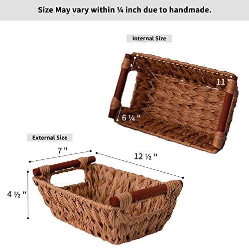 GRANNY SAYS Bundle of 3 Sets Wicker Storage Baskets