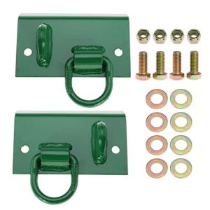 tractor bucket hooks bolt and d ring on grab hooks for john deere 1025r 2032r 3320 2520, 1/2" shackles d rings and 5/16 grab hooks for tractor bucket