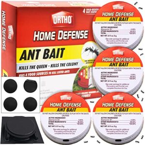 ant traps indoor by ortho home defense 4+1pk- metallic & adhesive pet friendly ant killer indoor & ant killer outdoor - ant trap & ant bait traps indoor ant killer - ant traps outdoor,ant bait outdoor