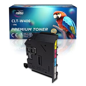 enlite r406 replacement waster toner, work with samsung clt-w406 clp365 clp365w clx3305 clx3305fn clx3305fw clx3305w slc410w slc460fw slc460w printers, high compatible