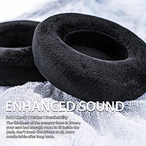 Fidelio X2 Earpads Compatible with Fidelio X1S, X2, X2HR Headphones - X2 HR Memory Foam Replacement Pads (Soft Velour)