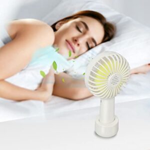 Portable Misting Fan, Handheld Personal Mist Fan, Battery Operated Rechargeable Mini Mister Fan 2500 mAh with Water Spray, Small Cooling Up to 7.8h for Travel, Desk, Camping