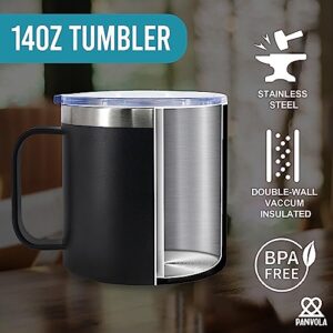 My Favorite Niece Gave Me This Mug Insulated Coffee Cup 14oz With Handle And Lid Gift For Aunt Auntie Uncle Birthday 304 Stainless Steel Vacuum Insulated Tumbler Camping Travel Thermal Mugs (Black)